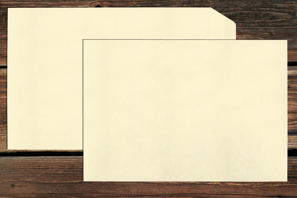 Versandtaschen 220x312 mm Nassklebend Elfenbein 120 g/qm